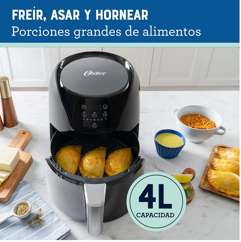 Freidora De Aire Oster Digital, Capacidad 4 L, Negro