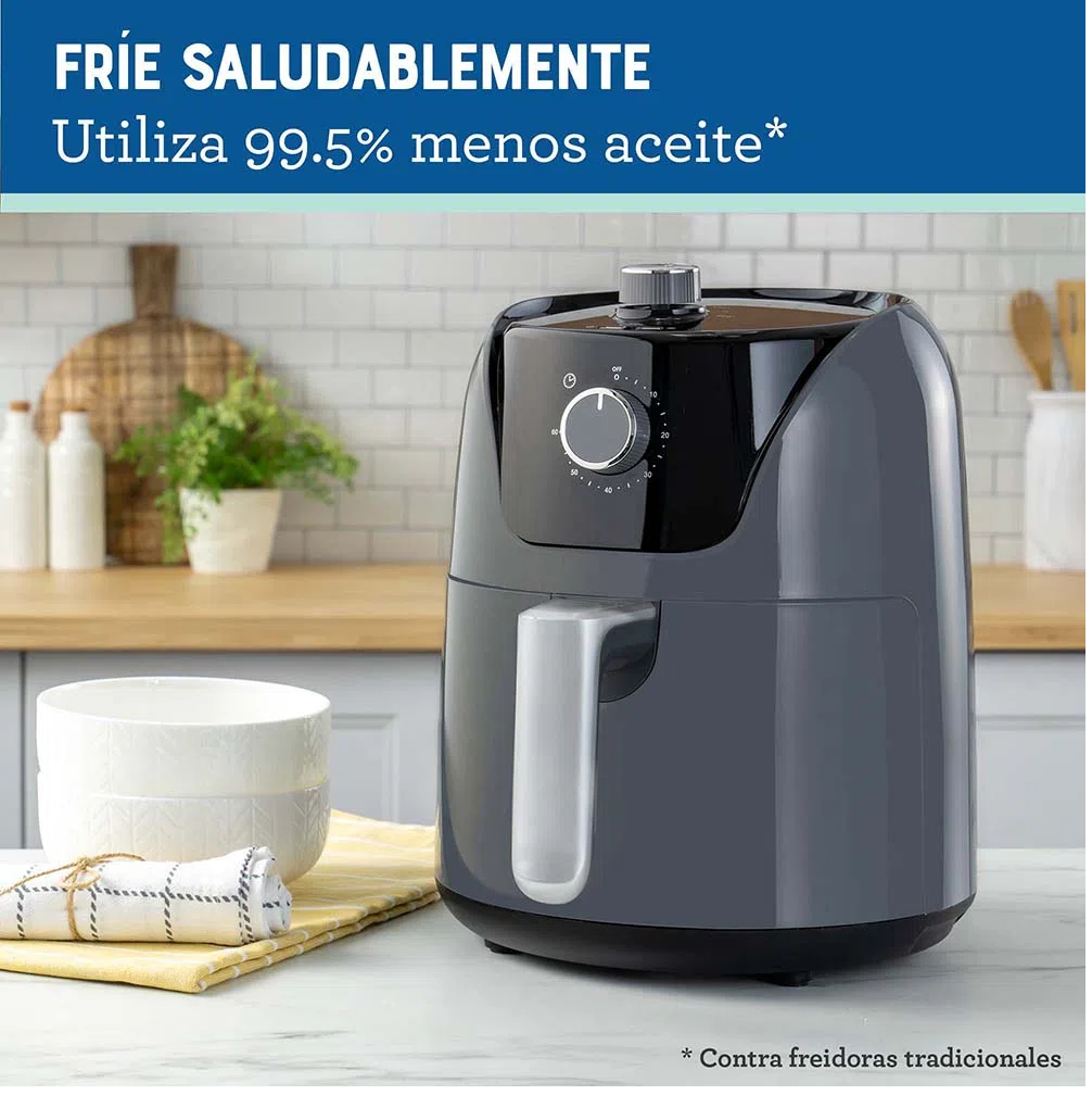 Freidora De Aire Oster Manual, Capacidad 4 L, Negro