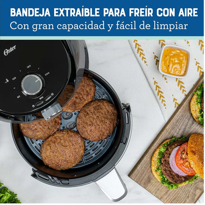 Freidora De Aire Oster Manual, Capacidad 4 L, Negro