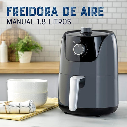 Freidora De Aire Oster Manual, Capacidad 1.8 L, Negro