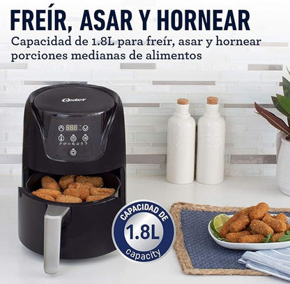 Freidora De Aire Oster Digital, Capacidad 1.8 L, Negro