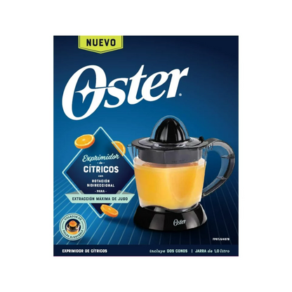 Exprimidor De Jugos Cítricos Oster 1 Litro, Negro