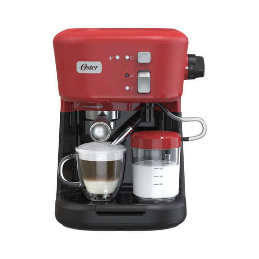 Cafetera Espresso Oster Prima Latte Jr Roja