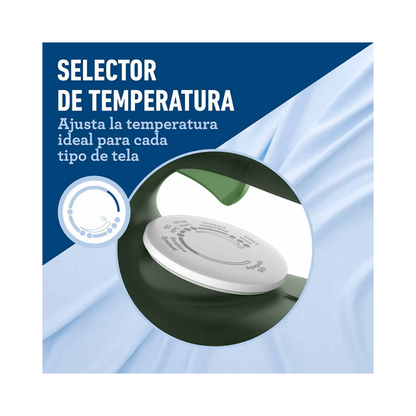 Plancha De Vapor Oster, Suela Antiadherente, Verde