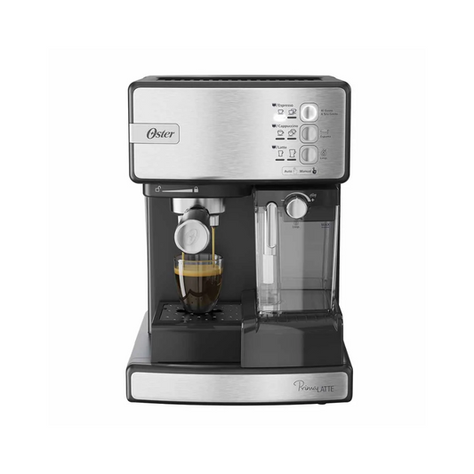 Cafetera Automática Espresso Oster Prima Latte, Plata